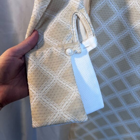 VTG Chapter Two Diamond Pattern Shirt Dress Retro 70s Button Placket Size 10 - Picture 6 of 9